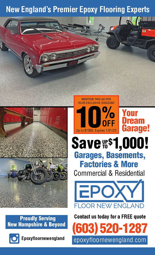 EPOXY FLOOR NEW ENGLAND, INC. Ad