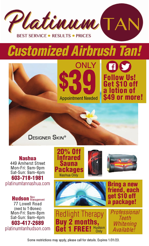 PLATINUM TAN Ad