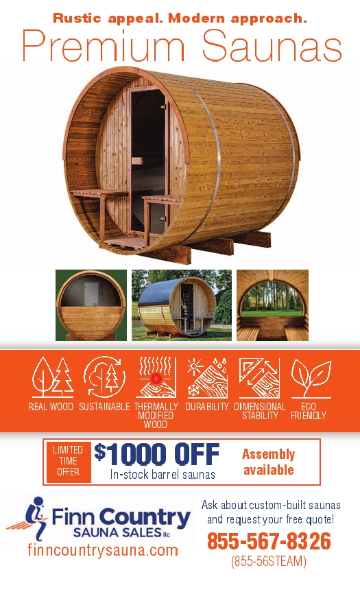 FINN COUNTRY SAUNA SALES Ad