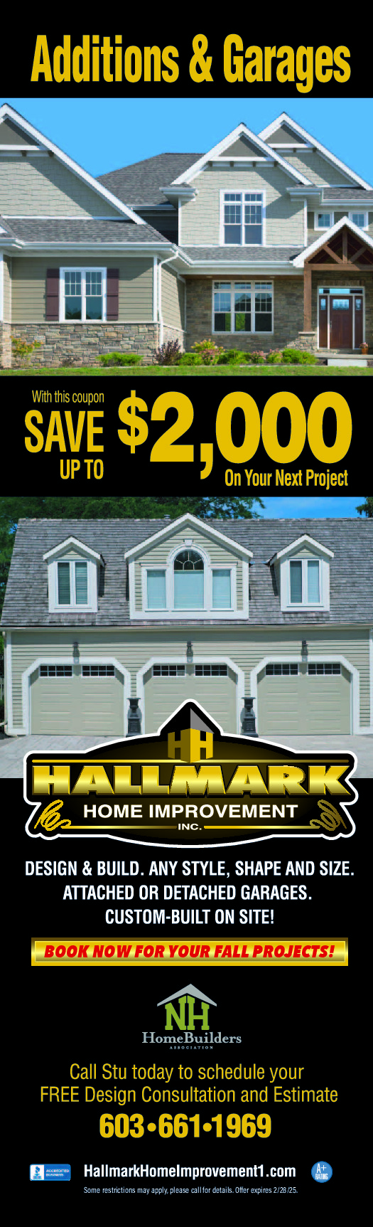 HALLMARK HOME IMPROVEMENT, INC. Ad