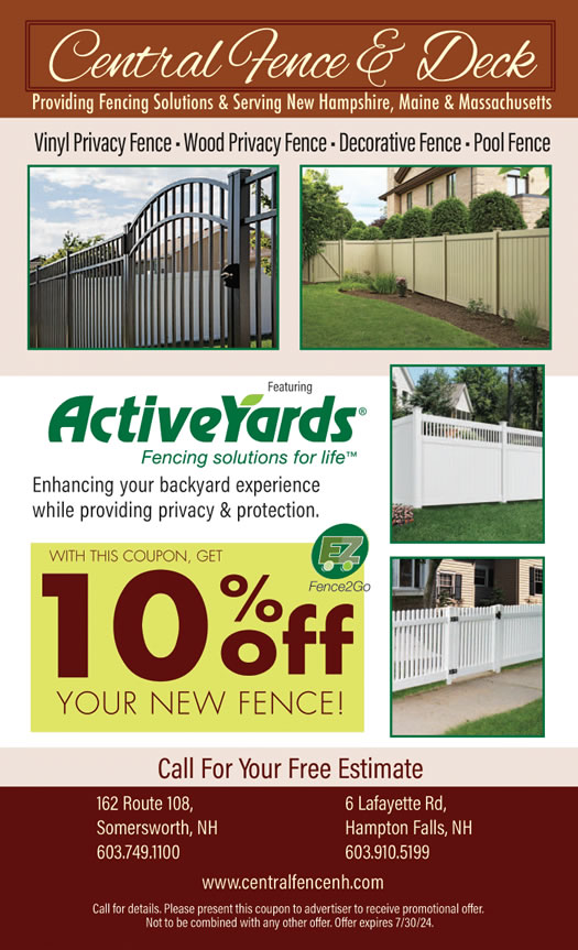 CENTRAL FENCE & DECK Ad