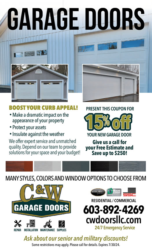 C & W DOORS,LLC Ad