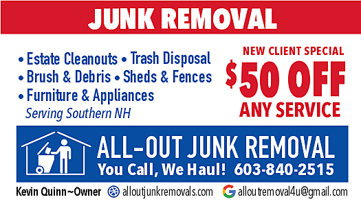 ALL-OUT JUNK REMOVAL Ad