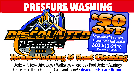 DISCOUNTED PRESSURE WASHING Ad