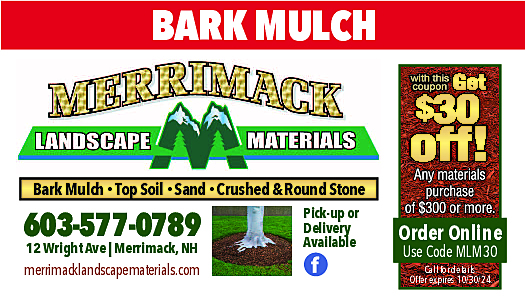 MERRIMACK LANDSCAPE MATERIALS Ad