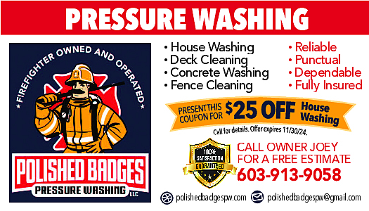 POLISHED BADGES PRESSURE WASHING Ad