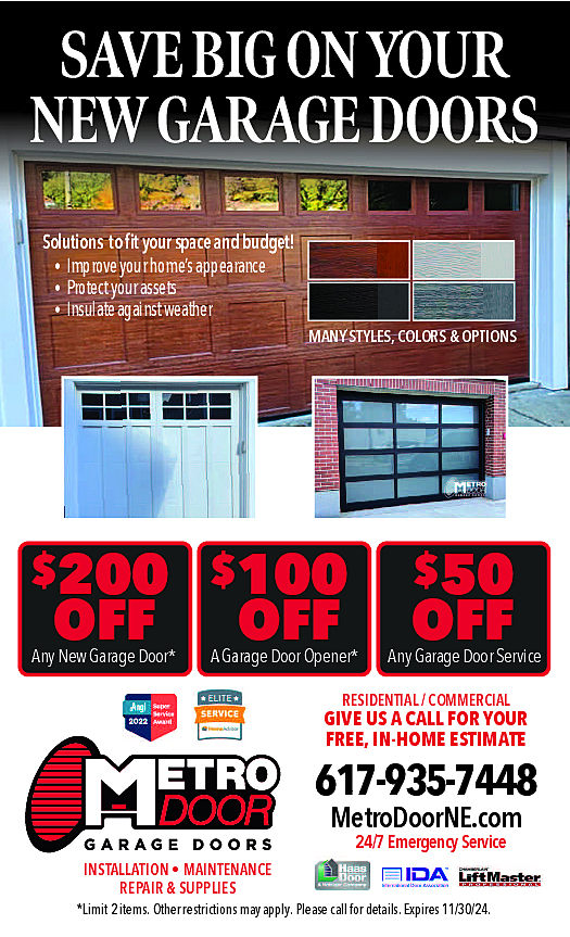 METRO DOOR,LLC Ad