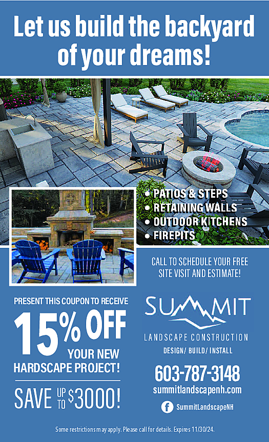 SUMMIT LANDSCAPING CONSTRUCTION,LLC Ad