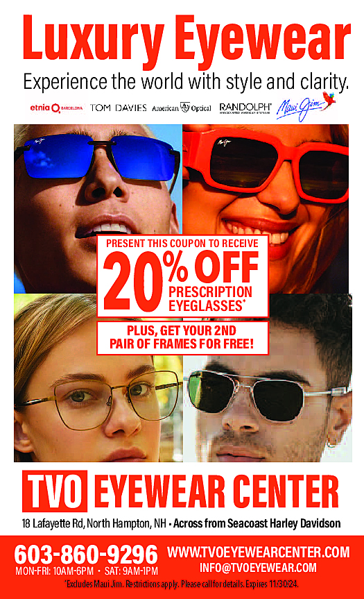 TVO EYEWEAR CENTER Ad