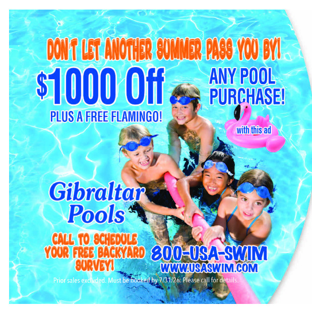 GIBRALTAR POOLS & SPAS Ad