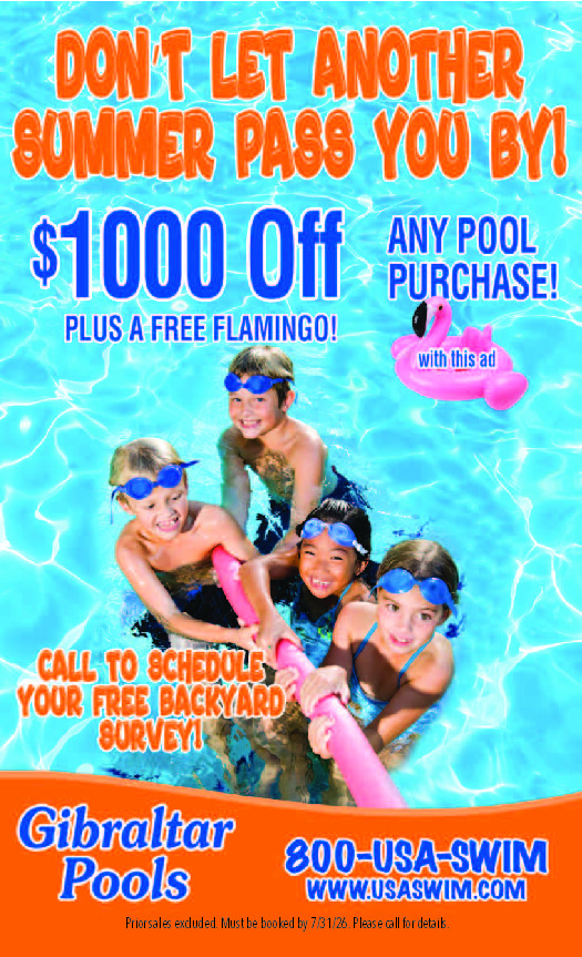 GIBRALTAR POOLS & SPAS Ad