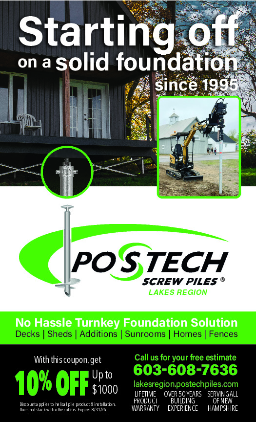 POSTECH LAKES REGION, LLC Ad