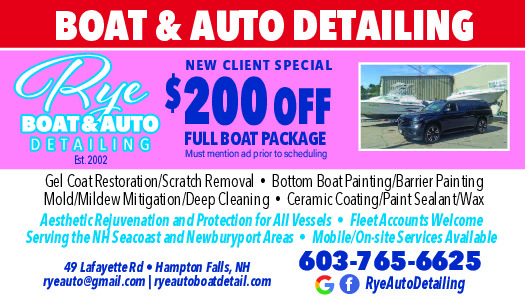 RYE BOAT & AUTO DETAILING Ad