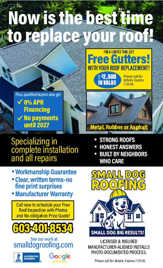 SMALL DOG ROOFING, INC Ad