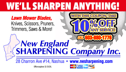 NEW ENGLAND SHARPENING CO. Ad