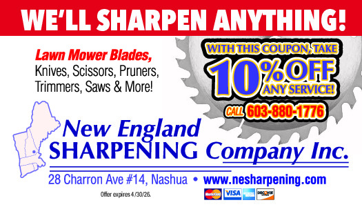 NEW ENGLAND SHARPENING CO. Ad